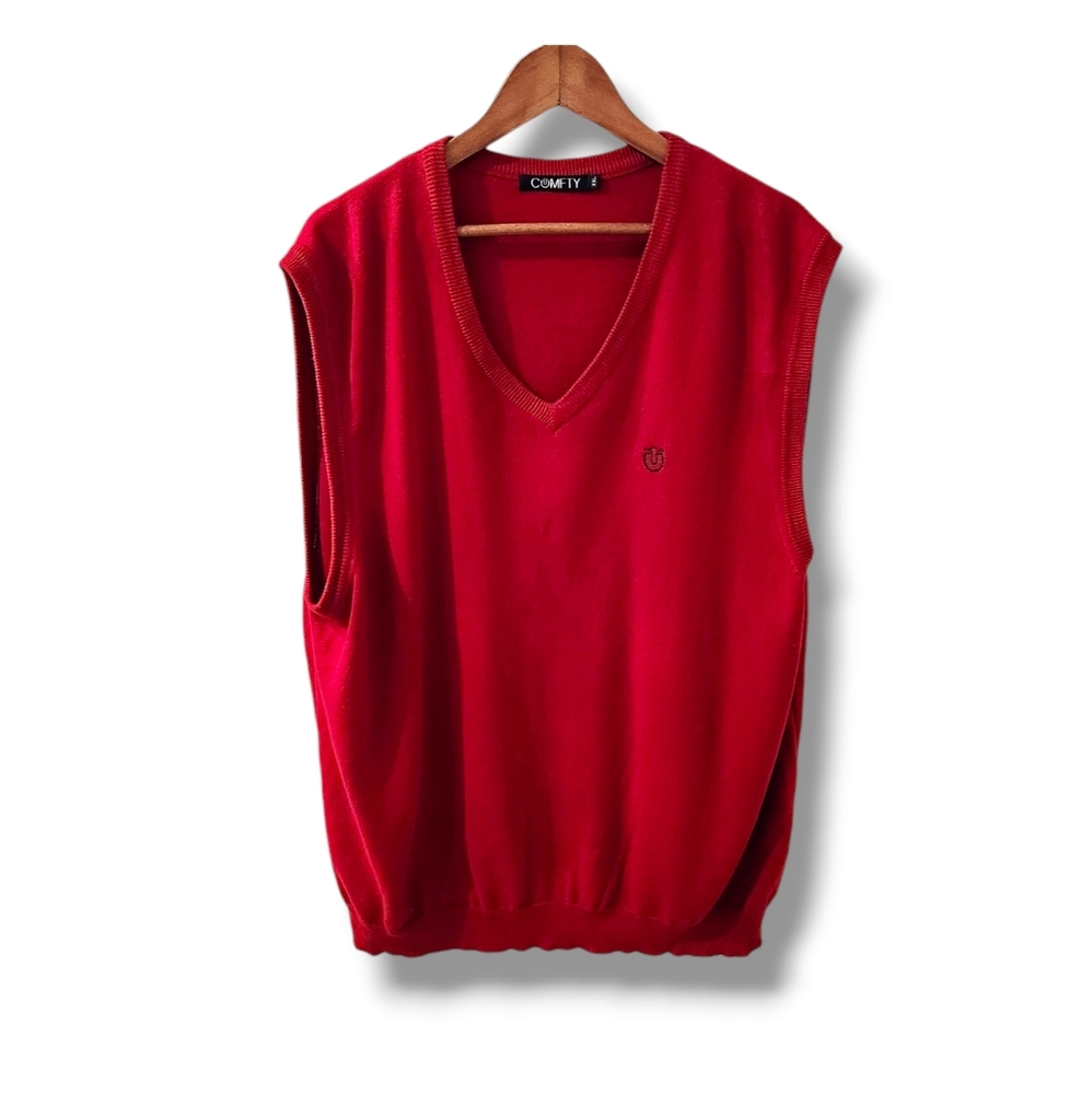 Comfty V-Neck Big & Tall Sweater Vest | XXL